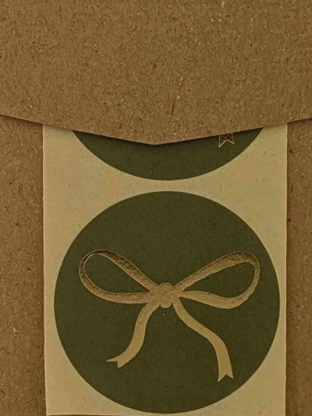 Geschenkaufkleber Schleife – rund grün/gold 250 Klebeetiketten für Geschenke - geschenkaufkleber, geschenkverpackung