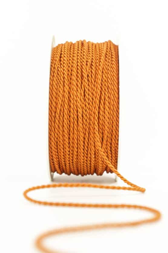 Kordel, orange, 2 mm stark - kordeln, andere-baender