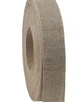 Nature Basic Leinenband 25 mm Creme – 20 m Rolle