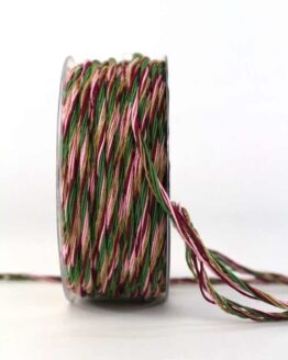 Multi-Kordel rosa-lila, 3 mm breit