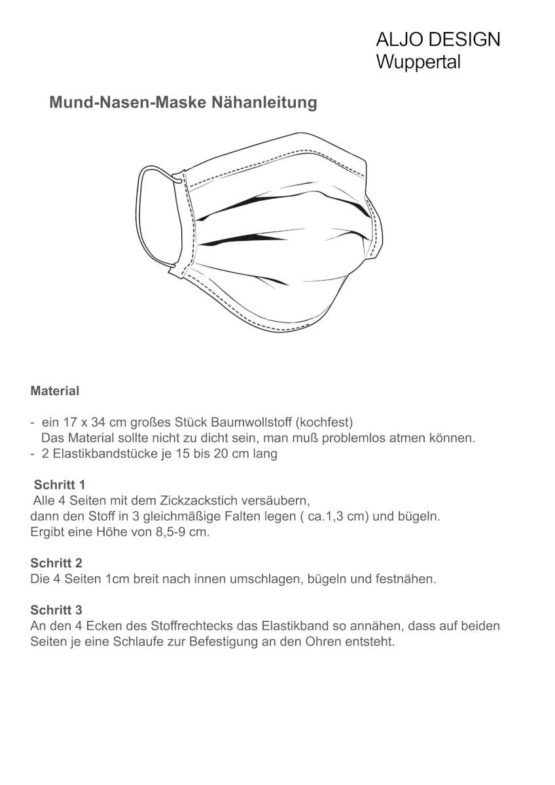 Gummiband (Elastikband) für selbstgenähte Mund-Nasen-Masken in blau - elastikband, corona-hilfsmittel
