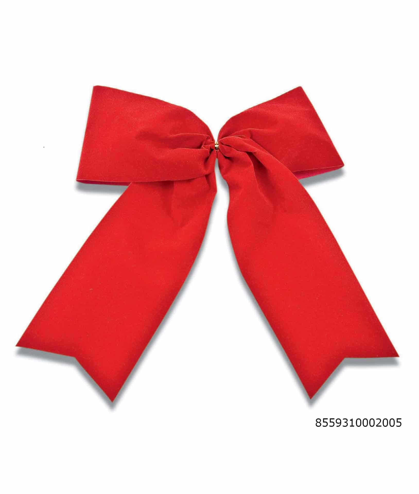 Große Samtschleife rot, Durchmesser ca. 26cm, Outdoor geeignet - weihnachtsbaender, weihnachtsband-2, geschenkverpackung, outdoor-bander, fertigschleifen