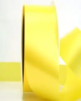 Wetterfestes Schleifenband gelb, 40 mm - polyband, outdoor-bander