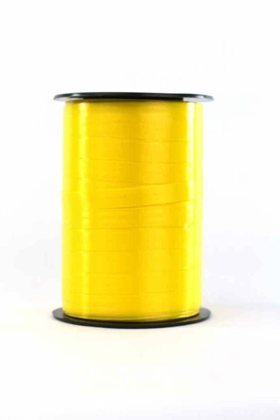 Polyband / Kräuselband, gelb, 10 mm breit - polyband