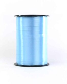 Polyband / Kräuselband, hellblau, 10 mm breit