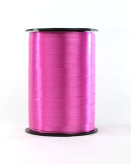 Polyband / Kräuselband, pink, 10 mm breit