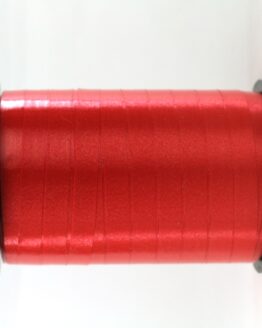 Polyband / Kräuselband, rot, 10 mm breit - polyband