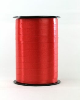 Polyband / Kräuselband, rot, 10 mm breit