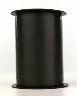 Polyband / Kräuselband, schwarz, 5 mm breit - polyband