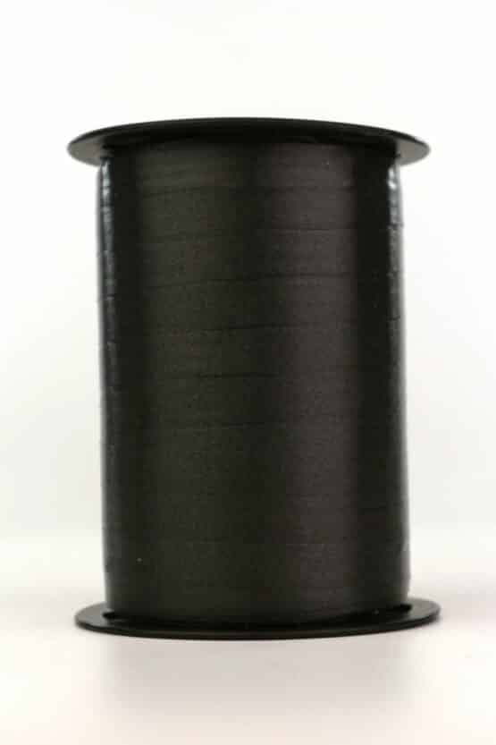 Polyband / Kräuselband, schwarz, 5 mm breit - polyband