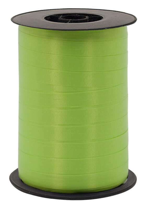 Polyband / Kräuselband, hellgrün, 10 mm breit - polyband