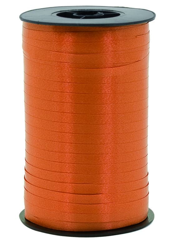 Polyband / Kräuselband, orange, 5 mm breit - polyband