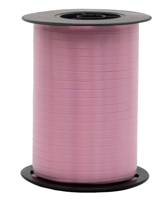 Polyband / Kräuselband, rosa, 5 mm breit - polyband