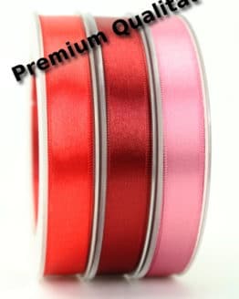 Premium Doppelsatinband 15 mm, extra weich - satinband-dauersortiment, premium-qualitaet, dauersortiment, satinband