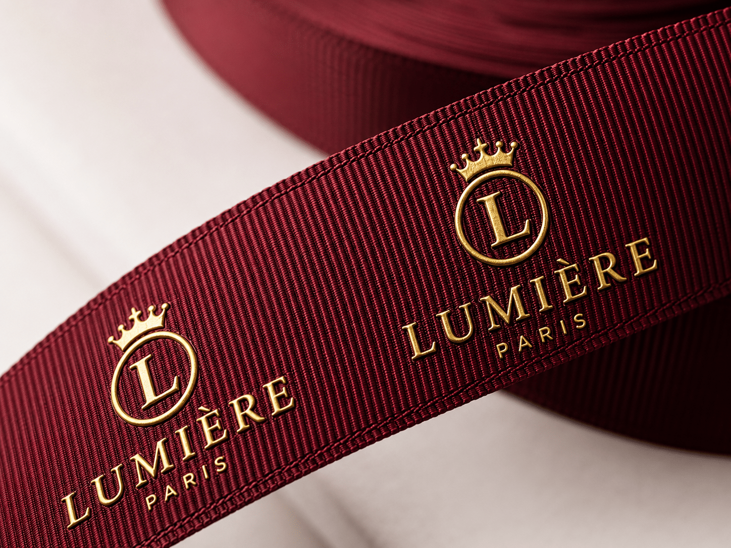 Geschenkband mit Logo bedrucken -