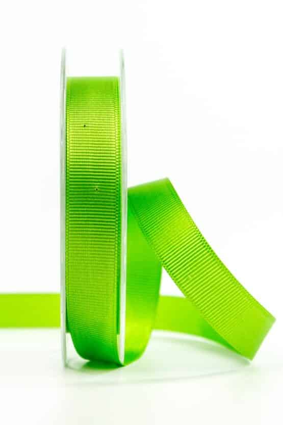 Ripsband, grasgrün, 15 mm breit - geschenkband-einfarbig, ripsband, geschenkband