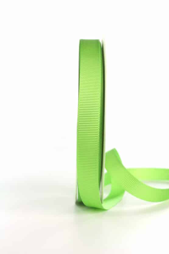 Ripsband, hellgrün, 15 mm breit - geschenkband, geschenkband-einfarbig, ripsband