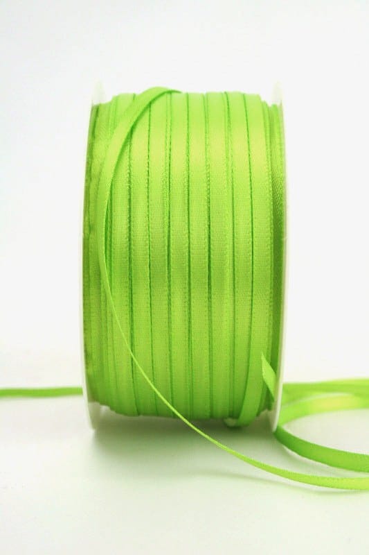 5m Satinband 3mm greeny grün Taufe Hochzeit Basteln 0,22€/m 