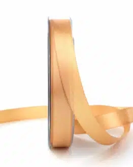 Doppelsatinband, pfirsich, 15 mm breit - satinband-dauersortiment, satinband