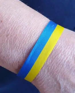 Solidaritätsarmband Ukraine, 10 Stück - armbaender, nationalband