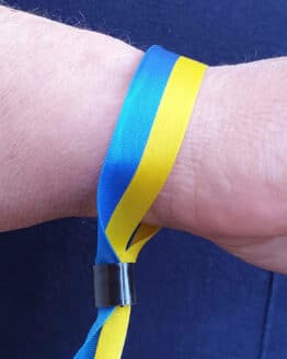 Solidaritätsarmband Ukraine, 10 Stück - nationalband, armbaender