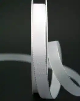 Taftband Schleifenband weiß 10mm (14063-10-700)