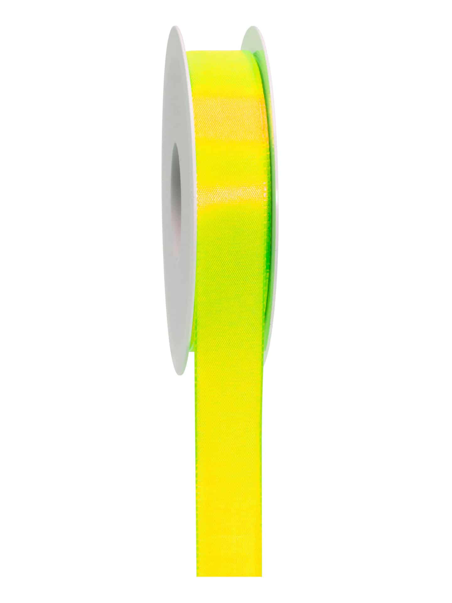 Taftband neon gelb-25mm-140632510250 Taftband neon gelb-25mm-140632510250