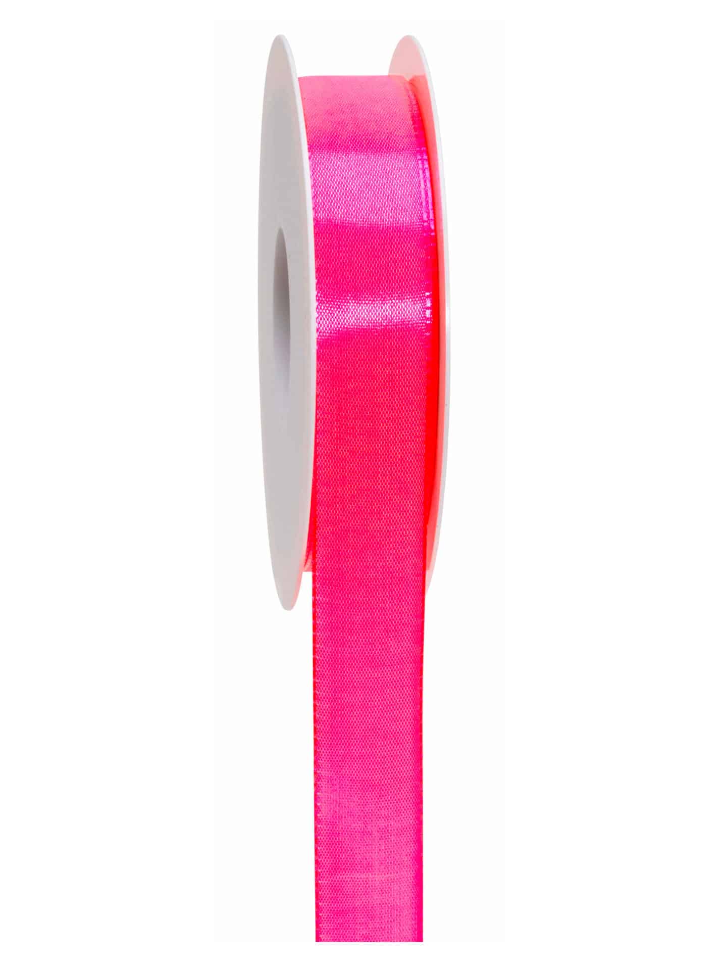 Taftband neon pink-25mm-140632524250 Taftband neon pink-25mm-140632524250