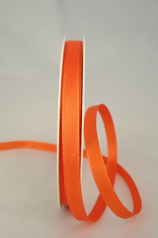 Dekoband Taftband, 10 mm breit, orange - taftband