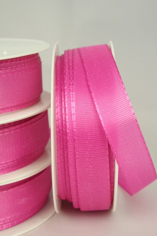 Taftband pink, 15 mm breit - taftband