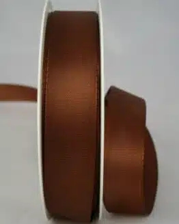 Taftband, braun, 25 mm breit - taftband