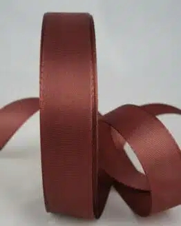 Dekoband Taftband, 25 mm breit, braun - taftband