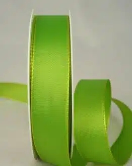 Dekoband Taftband, 25 mm breit, grasgrün - taftband