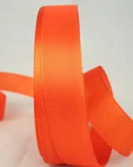 Dekoband Taftband, 25 mm breit, orange - taftband