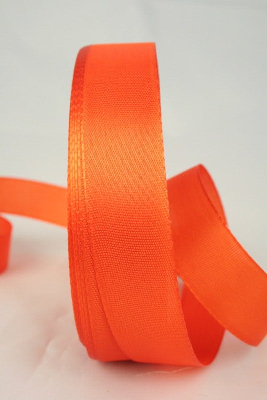 Dekoband Taftband, 25 mm breit, orange - taftband