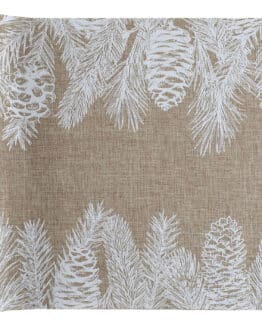 Tischläufer Winterzeit, natur-weiß, 28 cm breit, 3 m Rolle