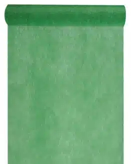 Vlies-Tischläufer BUDGET dunkelgrün, 30 cm, 10 m Rolle - dekovlies-budget, vlies-tischlaeufer