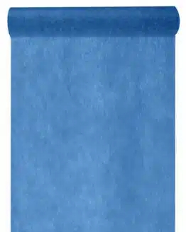 Vlies-Tischläufer BUDGET marineblau, 30 cm, 10 m Rolle - dekovlies-budget, vlies-tischlaeufer