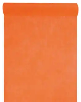Vlies-Tischläufer BUDGET orange, 30 cm, 10 m Rolle - dekovlies-budget, vlies-tischlaeufer