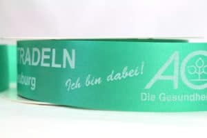 Neu: Wetterfeste Schleifenbänder individuell bedruckt - personaliserte-bander