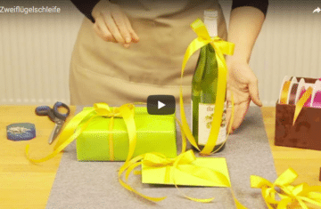 Anleitung zum Schleifenbinden (Zweiflügelschleife) - tipps-tricks, geschenkverpackungen