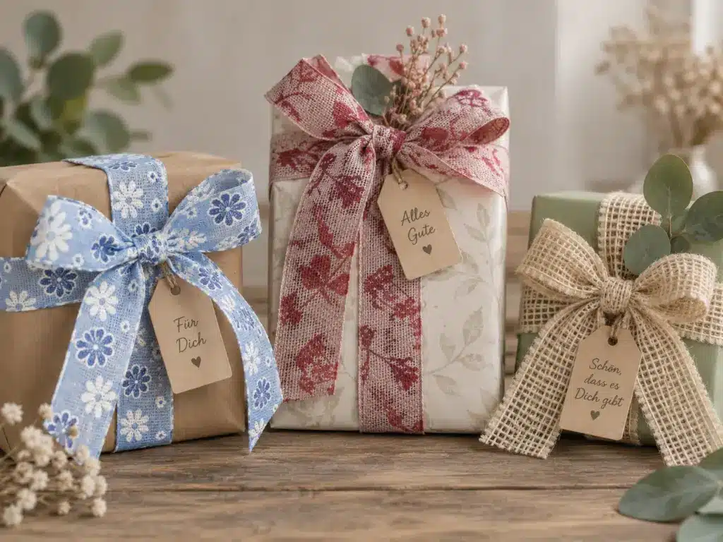 Geschenkbänder aus Naturfasern: Baumwolle, Leinen und Jute im Überblick Geschenkbänder aus Naturfasern: Baumwolle, Leinen und Jute im Überblick - materialien, allgemein