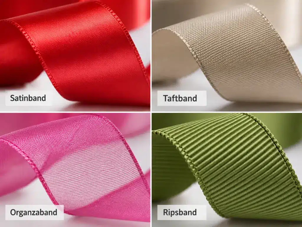 Satinband, Taftband, Organzaband oder Ripsband – welches Geschenkband passt wofür? Satinband, Taftband, Organzaband oder Ripsband – welches Geschenkband passt wofür? - geschenkband-wissen, allgemein