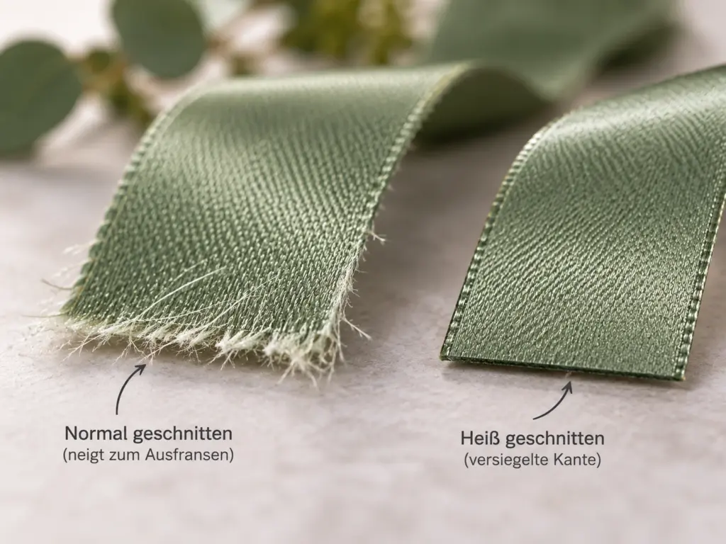 Geschenkband richtig schneiden: saubere Enden ohne Ausfransen Geschenkband richtig schneiden: saubere Enden ohne Ausfransen - satinbander, geschenkband-wissen, baender-schneiden